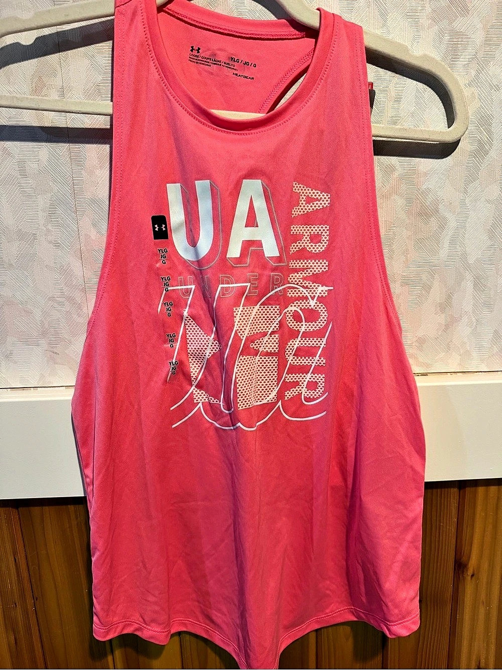 NWT Under Armour UA Tech Twist Tank Women's Pink Tank Top XL